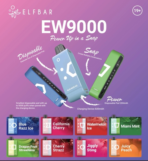 Elfbar EW9000 Flavours