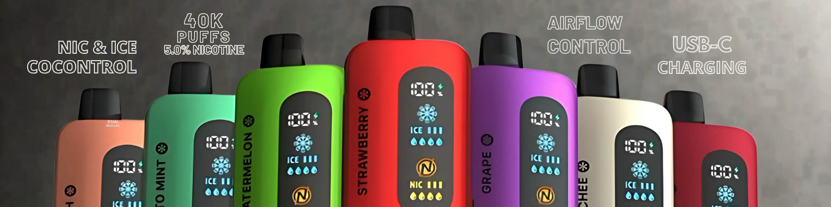 BLVK Elite Ice+Nic 40K Puffs Disposable Vape