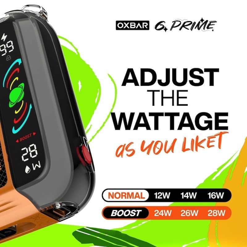 Oxbar G-Prime power modes